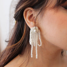 Load image into Gallery viewer, Pearl Bow Earrings