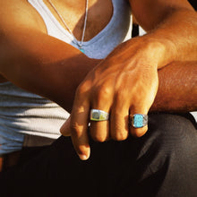 Load image into Gallery viewer, Turquoise Signet Ring
