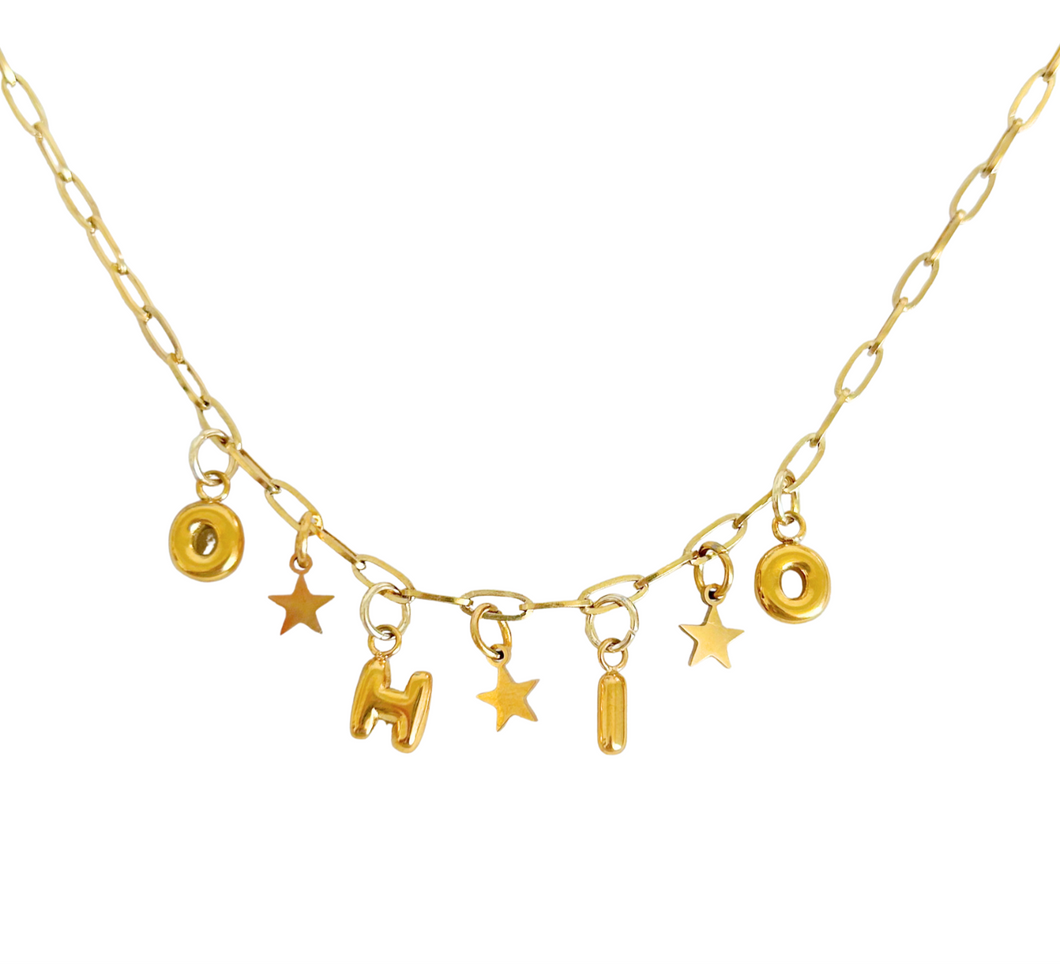OHIO Star Charm Necklace