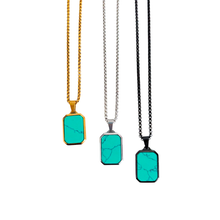 Load image into Gallery viewer, Men&#39;s Turquoise Necklace
