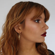 Load image into Gallery viewer, Dagger Huggies
