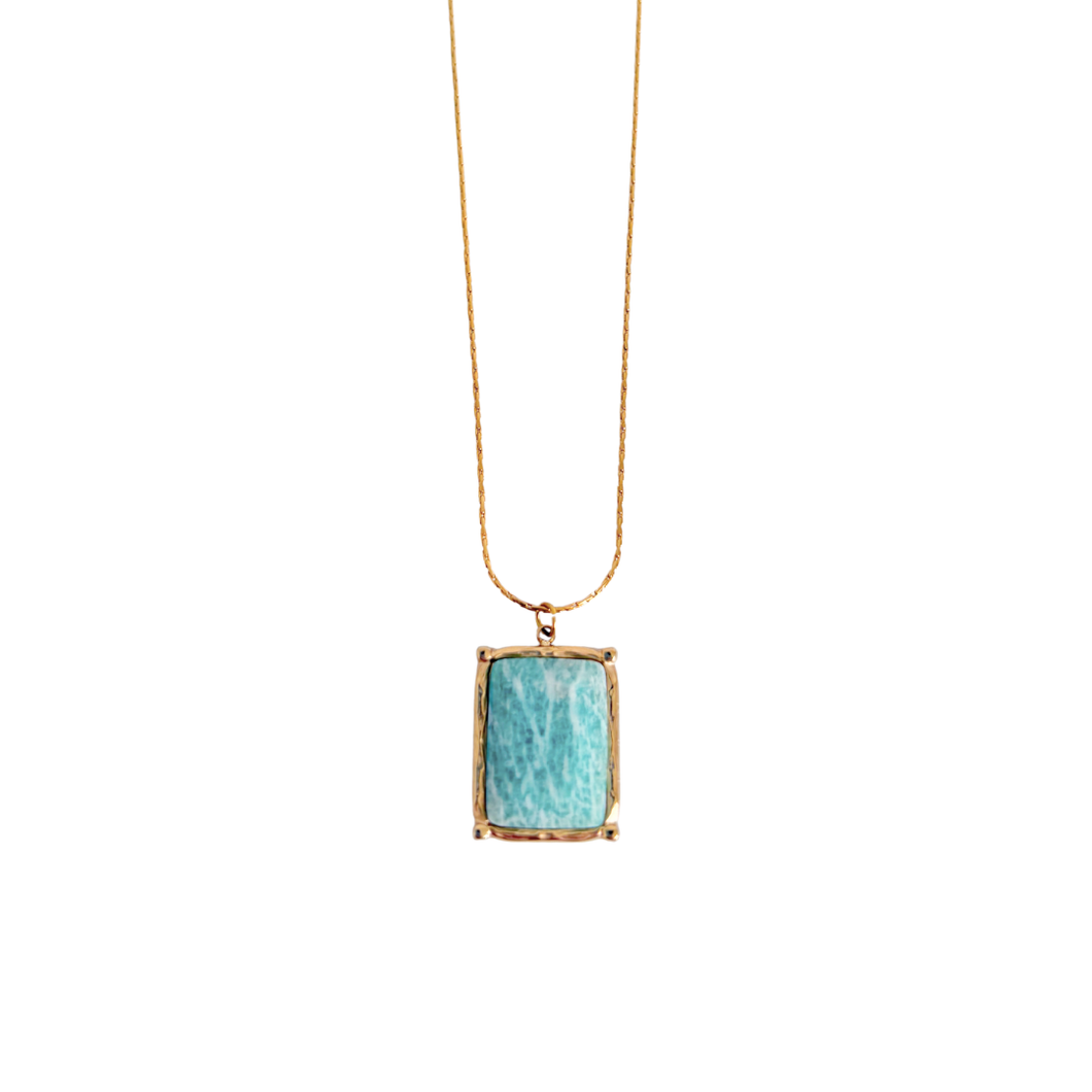 Blue Grass Necklace