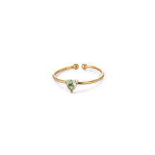 Load image into Gallery viewer, Birthstone Heart Ring
