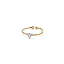 Load image into Gallery viewer, Birthstone Heart Ring
