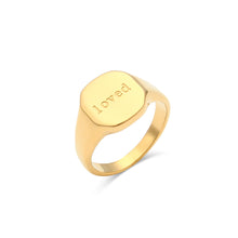Load image into Gallery viewer, Loved Signet Ring
