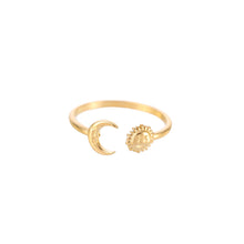 Load image into Gallery viewer, Sun and Moon Ring
