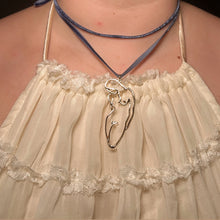 Load image into Gallery viewer, Goddess Ribbon Choker
