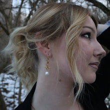 Load image into Gallery viewer, Victorian Pearl Earrings
