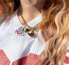 Load image into Gallery viewer, Buckeye Charm Necklace
