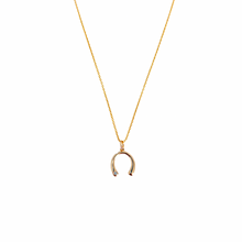Load image into Gallery viewer, Dainty Horseshoe Necklace
