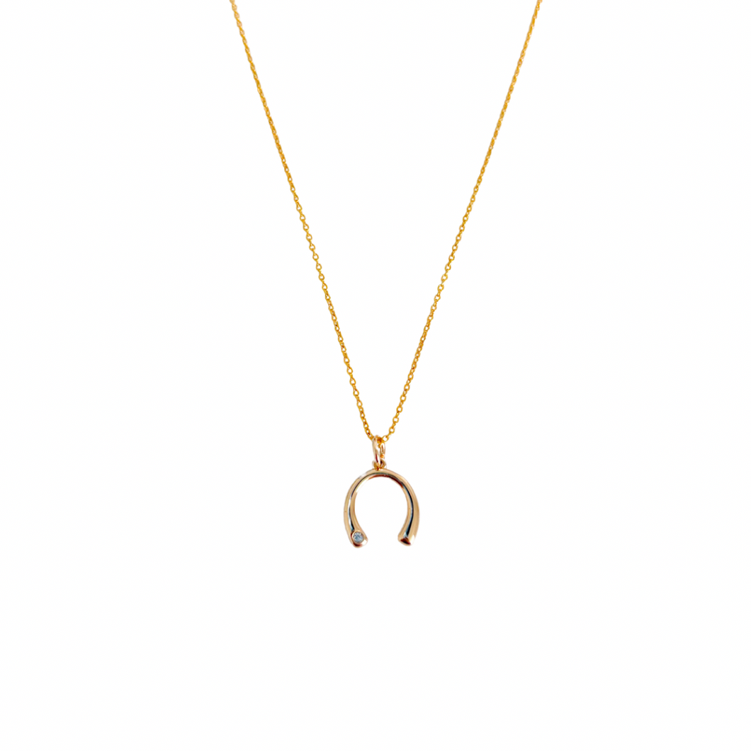 Dainty Horseshoe Necklace
