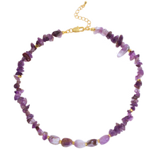 Load image into Gallery viewer, Amethyst Beaded Necklace
