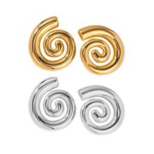 Load image into Gallery viewer, Spiral Earrings
