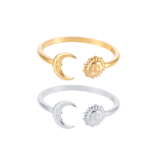 Load image into Gallery viewer, Sun and Moon Ring
