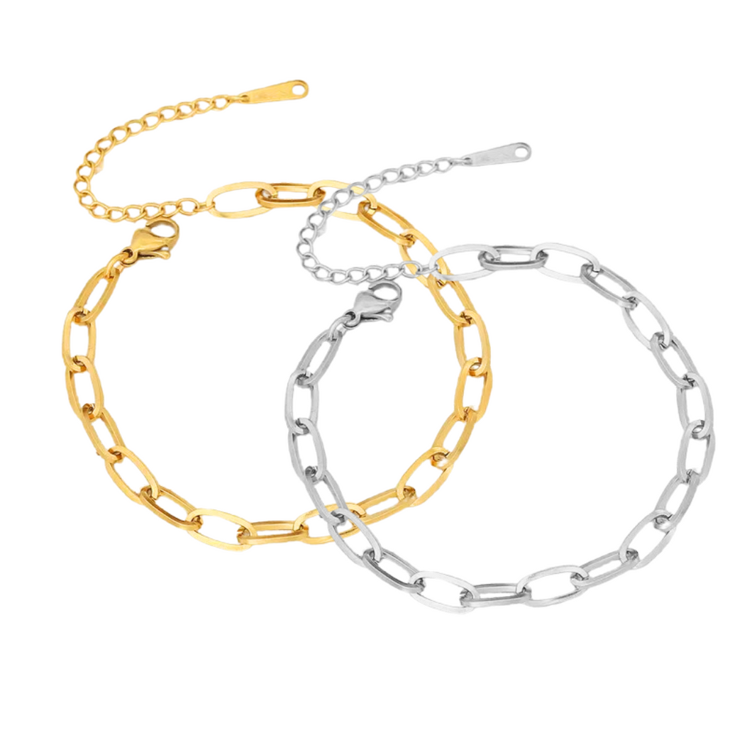 Paperclip Chain Bracelet