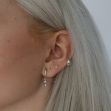 Load image into Gallery viewer, Bejeweled Crucifix Earrings
