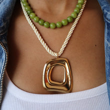 Load image into Gallery viewer, Olive Beaded Necklace
