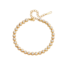 Load image into Gallery viewer, Pearl Tennis Bracelet
