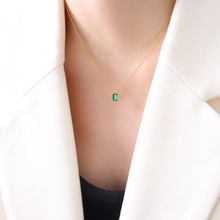 Load image into Gallery viewer, Artemis Emerald Necklace
