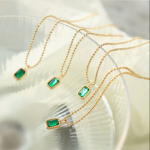 Load image into Gallery viewer, Artemis Emerald Necklace
